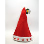 CAPPELLO BABBO NATALE H.44/D.28CM C/5LUC