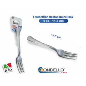 PS BOSTON FORCHETTINA DOLCE INOX 4PZ