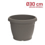 VASO GAIA D.30CM GRIGIO