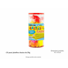 PLASTILINA 25PZ 500GR CLASSIC