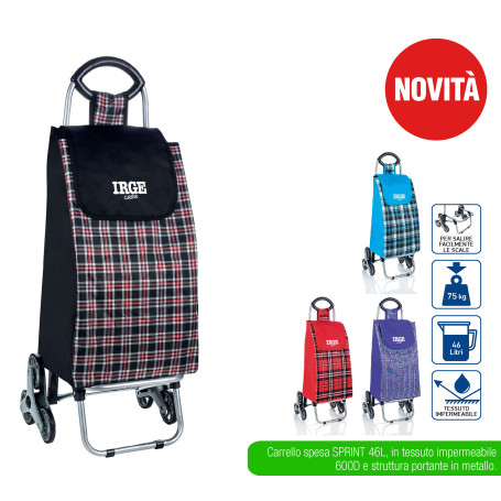 CARRELLO SPESA SPRINT 46L 3 RUOTE