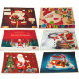 TAPPETO DIS.NATALE 60X40 C/3RENNE ASS