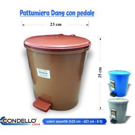 PATTUMIERA DANY 6LT C/PEDALE