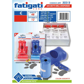 FATIGATI SACCHI ORG. CON DISPENCER 20 PZ