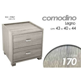 COMODINO ERMES 43X40X44 LEGNO