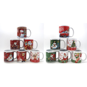 TAZZA MUG H.9,5 D.8/12 NATALE ASS