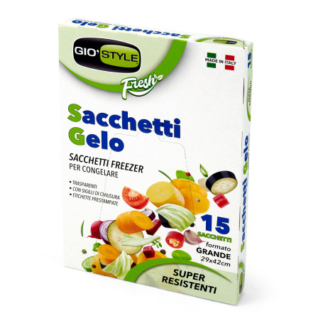 GS SACCHETTI FREEZER GELO 29X42 15PZ