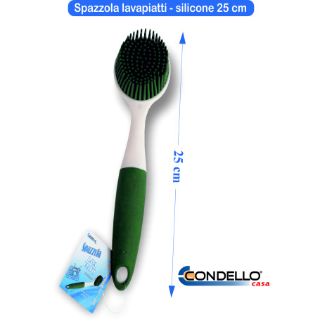 SPAZZOLA LAVAPIATTI SILICONE