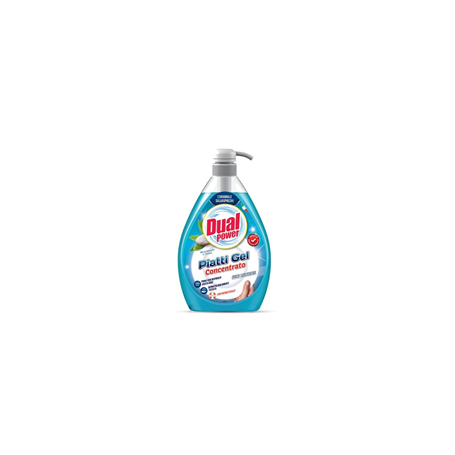 DUAL POWER PIATTI GEL C/DISP.BIC&SALV.1L